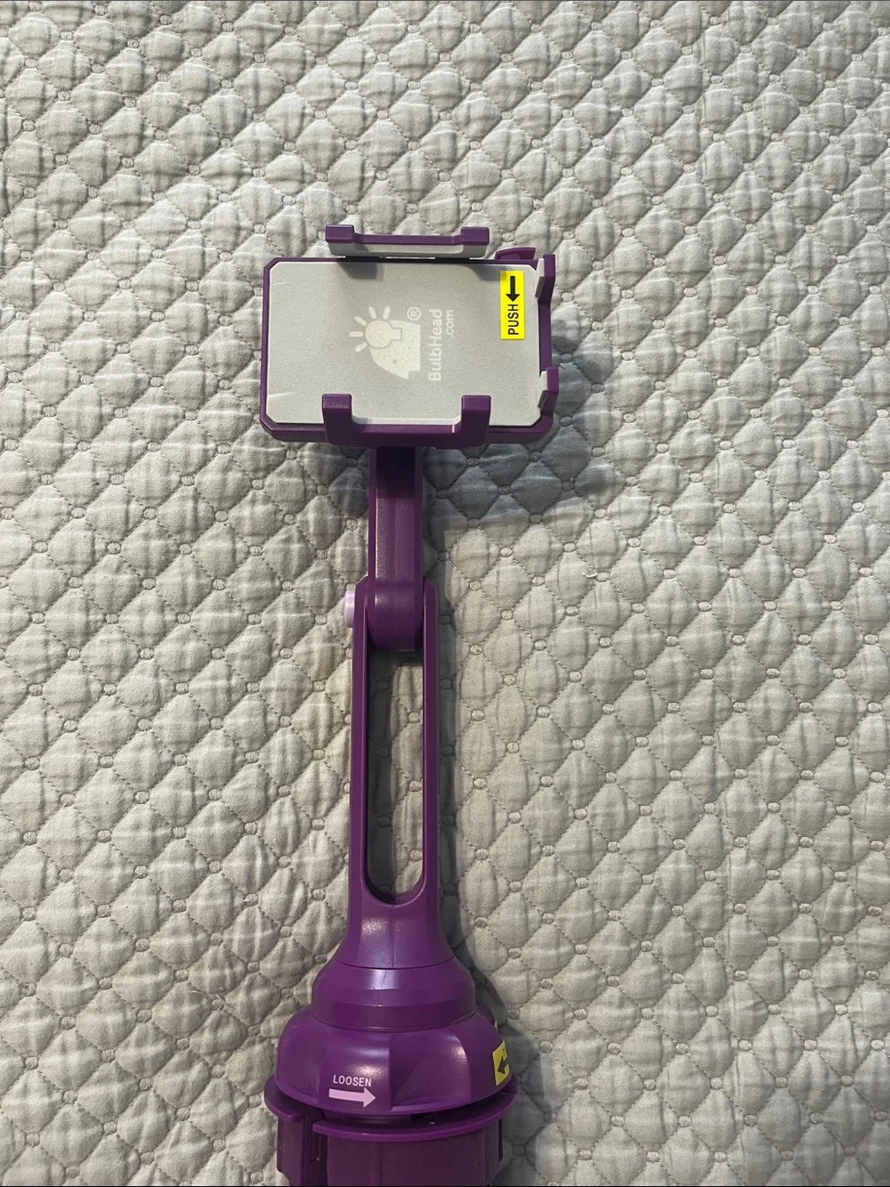 BulbHead Purple Phone Car Mount Holder